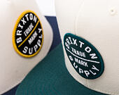 Kšiltovka Brixton - Oath Iii Snapback - Off White/Night Sage