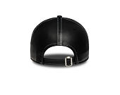 Dámská Kšiltovka New Era - MLB Contrast Stitch PU Leather 9FORTY - NY Yankees - Black / White