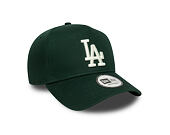 Kšiltovka New Era - MLB League Essential 9FORTY A-Frame - LA Dodgers - Dark Green / Cream