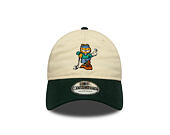 Kšiltovka New Era - Garfield at Golf Course 9TWENTY - Cream / Dark Green