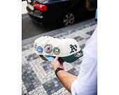 Kšiltovka New Era - MLB WS Patch Retro 9FORTY M-CROWN - Oakland Athletics - Cream / Dark Green