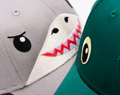 Dětská Kšiltovka New Era - Monster Face 9FORTY - Emerald Green