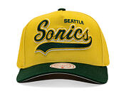 Kšiltovka Mitchell & Ness - Harvest Gold Pro Crown - Seattle Supersonics - Gold/Green