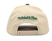 Kšiltovka Mitchell & Ness - Green Orange Pro Crown - Brooklyn Nets - Sand/Green