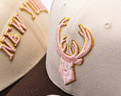 Kšiltovka Mitchell & Ness - Blush Sand Classic Red - Milwaukee Bucks - Sand/Brown