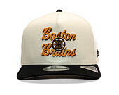 Kšiltovka New Era - NHL Chainstitch 9FIFTY A-Frame - Boston Bruins - Chrome White