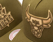 Kšiltovka Mitchell & Ness - NBA Fashion Basic Pro - Chicago Bulls - Olive