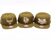 Kšiltovka Mitchell & Ness - NBA Fashion Basic Snapback - Chicago Bulls - Olive