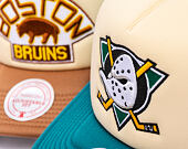 Kšiltovka Mitchell & Ness - NHL Vintage Block Trucker - Anaheim Ducks - Cream