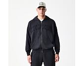 Mikina New Era - Branded Washed Full-Zip Hoody - Black