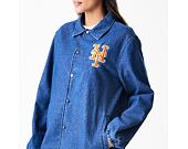 Bunda New Era - MLB Denim Coach Jacket - NY Mets - Denim
