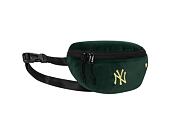 Ledvinka New Era - MLB Velour Pin Waist Bag - NY Yankees - Dark Green