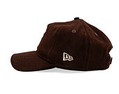 Kšiltovka New Era - Branded Melton Wool 9TWENTY - Brown