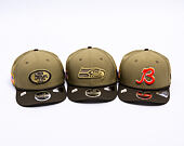 Kšiltovka New Era - NFL25 "Salute to Service" - 9SEVENTY Stretch-Snap - San Francisco 49ers