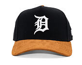 Kšiltovka New Era - MLB Suede Visor 9FORTY A-Frame - Detroit Tigers - Navy / Brown