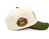 Kšiltovka New Era - MLB WS Patch 9FORTY A-Frame - LA Dodgers - Cream / Rifle Green