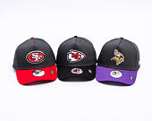 Kšiltovka New Era - NFL Charcoal Drop 9FORTY A-Frame - Minnesota Vikings - Steel Clouds / Purple