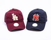 Dámská Kšiltovka New Era - MLB Boucle 9TWENTY - LA Dodgers - Burgundy / Cream