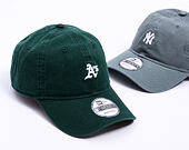 Kšiltovka New Era - MLB Washed Mini Logo 9TWENTY - Oakland Athletics - Dark Green