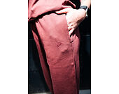 Kalhoty New Era - Branded Washed Straight Sweatpants - Burgundy