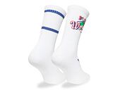 Ponožky New Era - MLB WS Crew Socks 2pk - LA Dodgers - White