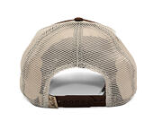 Kšiltovka New Era - Branded Patch 9FORTY Trucker - Chestnut Brown