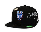 Kšiltovka New Era - MLB IMAGE DROP - Subway Series 59FIFTY - NY Mets - Black