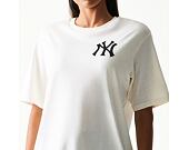 Triko New Era - MLB Food Graphic Tee - NY Yankees - Off White