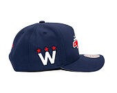 Kšiltovka Mitchell & Ness - Washington Capitals - Double Clutch Pro Snapback - Navy