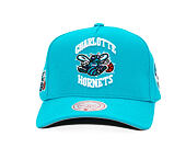 Kšiltovka Mitchell & Ness - Charlotte Hornets - Double Clutch Pro Snapback Hwc - Teal