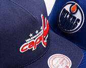 Kšiltovka Mitchell & Ness - Washington Capitals - Double Clutch Pro Snapback - Navy
