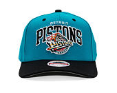 Kšiltovka Mitchell & Ness - NBA Team Arch Snapback - Detroit Pistons - Teal / Black