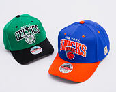 Kšiltovka Mitchell & Ness - NBA Team Arch Snapback - New York Knicks - Blue / Orange