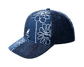 Kšiltovka Kangol - TRENDS PACK - Denim Mashup Baseball - Medium Blue Floral