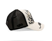 Kšiltovka Ed Hardy - Mono Giant Dragon Twill Front Mesh Trucker - White/Black