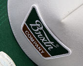 Kšiltovka Brixton - Linwood MP Snapback - Off White/Primal Green