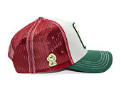 Kšiltovka Capslab - Trucker Peanuts - Cool Joe - White / Red /Green