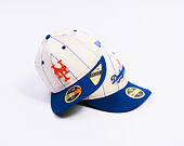 Kšiltovka New Era - MLB Retro Linen Pinstripe 59FIFTY Retro Crown - NY Mets - NY Logo - Off White