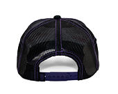 Kšiltovka Von Dutch - Trucker - Classic Logo White/Distressed Purple Denim