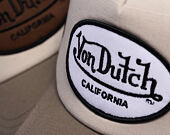 Kšiltovka Von Dutch - Trucker - Cali Patch Olive/White