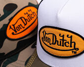 Kšiltovka Von Dutch - Trucker - Classic Logo Olive/White