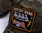 Kšiltovka Von Dutch - Trucker - Electric Road Green Camo