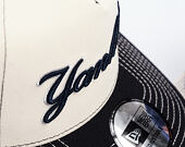 Kšiltovka New Era - MLB City Icon 9FORTY A-Frame - NY Yankees - Cream / Navy