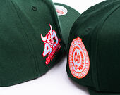 Kšiltovka Mitchell & Ness  - NBA First Letter Classic Red - Chicago Bulls - Dark Green