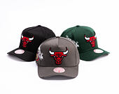 Kšiltovka Mitchell & Ness  - NBA Born To Win - Pro Pinch Snapback - Chicago Bulls - Grey