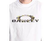 Triko Oakley - Heritage Metal Short Sleeve Tee - White