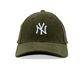 Kšiltovka New Era - MLB Soft Cord 9FORTY - NY Yankees - New Olive