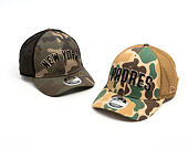 Kšiltovka New Era - MLB Wordmark Camo 9FORTY M-CROWN - NY Yankees - Woodland Camo