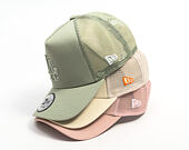 Kšiltovka New Era - MLB Outline 9FORTY A-Frame Trucker - NY Yankees - Cream / Orange