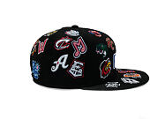 Kšiltovka New Era - MiLB All Over Logo 59FIFTY - Black